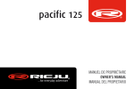 Owners Manual PACIFIC 125 (ESP-FRA-ENG)