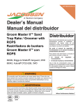 Dealer`s Manual Manual del distribuidor