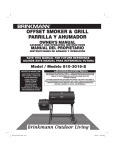 owner`s manual offset smoker & grill parrilla y ahumador