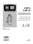 V-BP-6, V-BP-10 Manual 12-2012