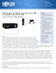 UPS SmartPro de 1000VA, Interactivo, Torre 120V con pantalla LCD