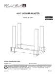 4 PC LOG BRACKETS