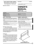 OWNER`S MANUAL