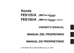 FES125/A Honda FES150/A