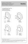 Two-Way Diverter Valve Trim Acabado De Diversora