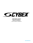Cybex Eagle® Leg Press Manual del propietario