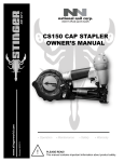 STINGER CS150 Owners Manual - ENGLISH ONLY