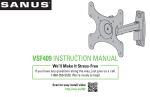 VSF409 INSTRUCTION MANUAL