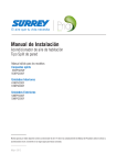 Manual de Instalación Equipos split línea PRIA ECO 5500