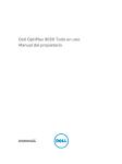 Dell OptiPlex 9030 Todo en uno Manual del propietario