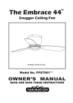 The Embrace 44™ Snugger Ceiling Fan