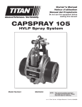 CAPSPRAY 105 Product Manual