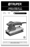 Lijadora orbital de 1/2 1/2 Sheet orbital sander