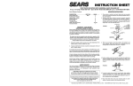 thule #04853 Instruction sheet - x