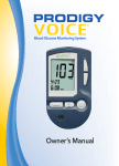 Owner`s Manual - Prodigy Diabetes Care