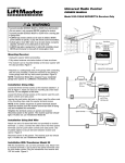 Universal Radio Control OWNERS MANUAL Model 535