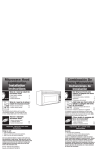 Installation Instructions Microwave Hood Combination