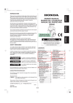 owner`s manual manuel de l`utilisateur manual del propietario gxh50