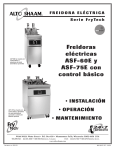 Manual del propietario freidoras eléctricas con - Alto