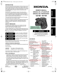 manual del propietario gc160 • gc190