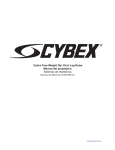 Cybex Free Weight Dip Chin/ Leg Raise Manual del propietario