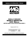 MODELO MRH601DS - Multiquip Inc.