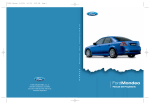 01 Mondeo Manual 01-2007