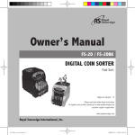 Owner`s Manual - Royal Sovereign