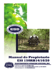 Manual de Propietario - Electrostatic Spraying Systems