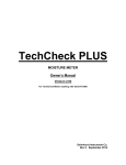TechCheck PLUS - Delmhorst Instrument Co.