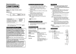 Manual del propietario Detector de voltaje CA doble