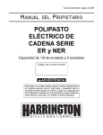 Polipastos - Harrington Hoists and Cranes