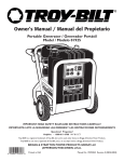 Owner`s Manual / Manual del Propietario