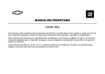 MANUAL DEL PROPIETARIO - Diagramas Electronicos