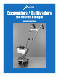 Excavadora / Cultivadora