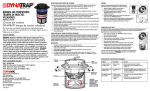 MANUAL dEL PROPIETARIO TRAMPA dE INSECTOS