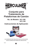 Conjunto para Tratamiento de Plataformas de Camión