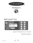 MVE Variō™ Pro Quick Reference Guide