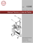 Manual Técnico y lista de Partes