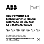 ABB-Powernet EIB Einbau-Serien-/Jalousie- aktor 6952 EB-102