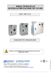 manual técnico de las baterías automáticas serie fast cap 400v