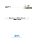 Catalogo Publicaciones 1951-2012