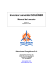 Manual del inversor senoidal Solener
