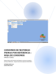 Hoja de Consumos - sistema de información
