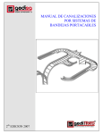 manual de canalizaciones por sistemas de bandejas portacables