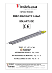 TUBO RADIANTE A GAS SOLARTUBE