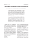 Cognitive abilities, sociocultural background and