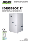 Independent air conditioning system Aermec Idrobloc