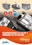 recuperadores de calor y unidades de filtración