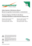 Safety Operation & Maintenance Manual Manual de